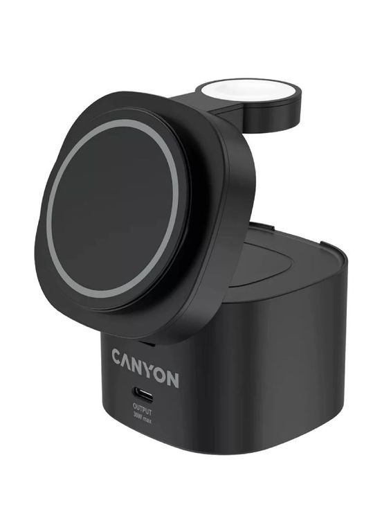 Бездротовий зарядний пристрій OnCharge 405 з адаптером Black (CNS-WCS405B) Canyon (366828502)