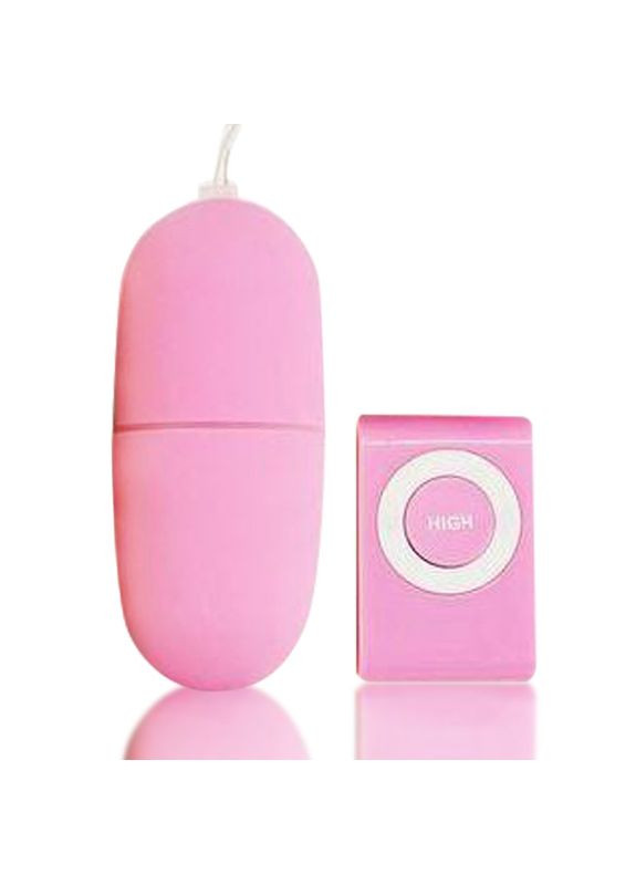 Розовое беспроводное виброяйцо с пультом управления 20 режимов No Brand (340914337)