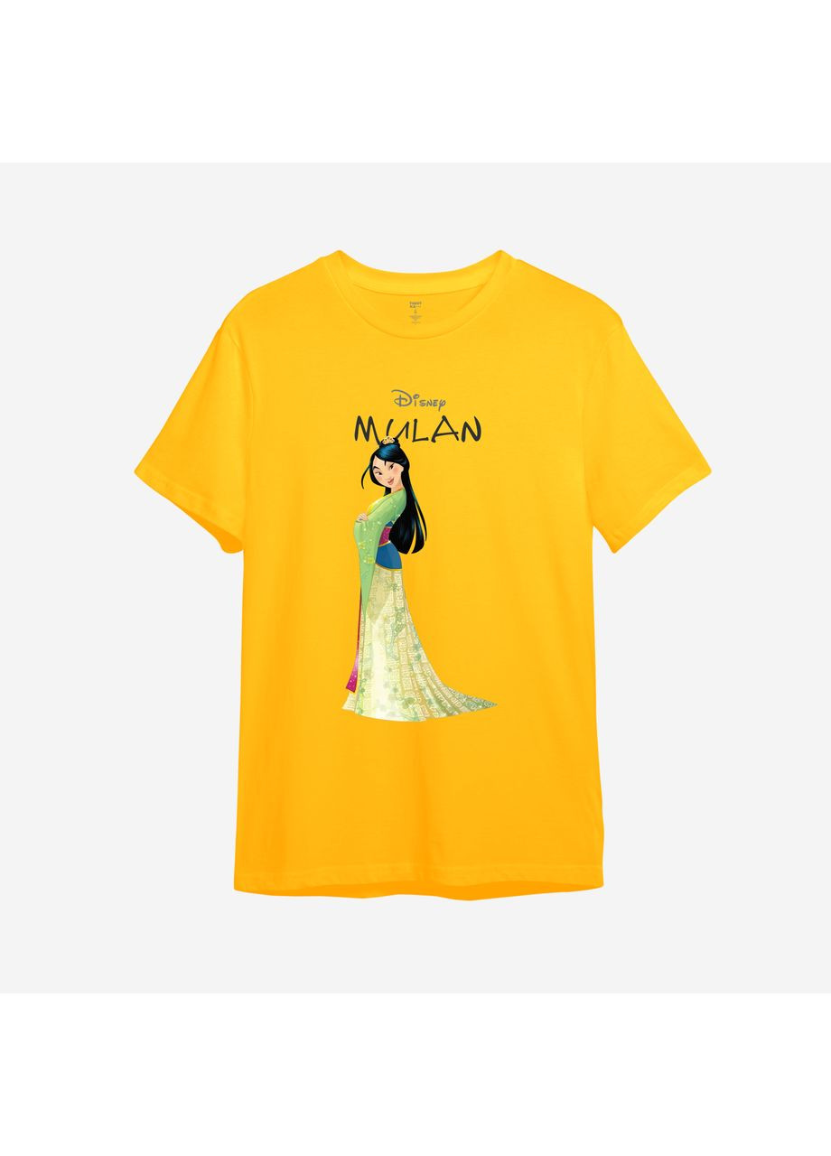 Оранжевая демисезонная детская футболка с принтом "mulan / мулан" (10310048164) ТiШОТКА