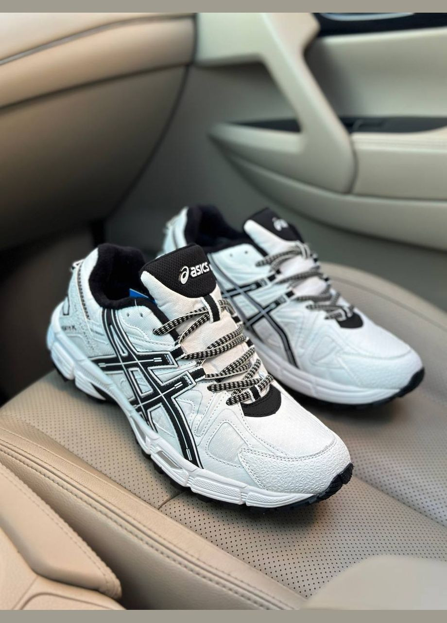 Черно-белые зимние кроссовки зимние мужские и женские asics gel-kahana 8 termo white black gore-tex | асикс гель-кахана 8 черно-белые термо No Brand