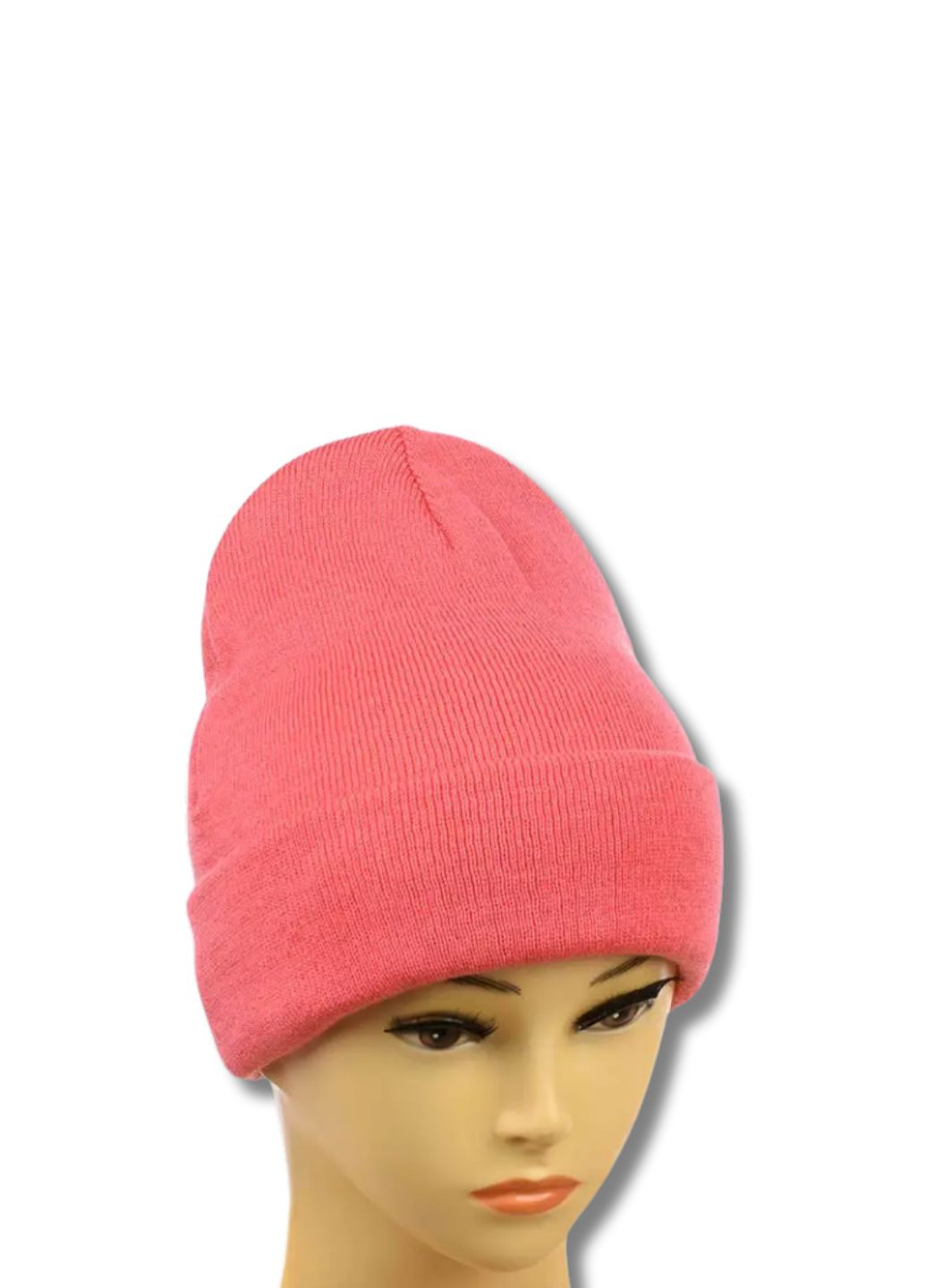 Молодежная двухслойная шапка бини Шорт No Brand Шапка біні шорт лопата (341083772)