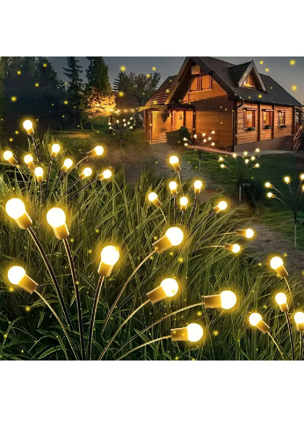 Комплект фонтан на солнечной батарее с насадками 4 штуки светильником с солнечной панелью (480278-Prob) Лилия фиолетовая Unbranded (332880888)