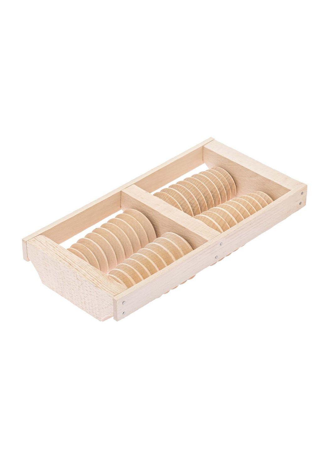 Массажер для стоп деревянный для профилактики плоскостопия и рефлекторного массажа на 4 ролика на две ноги Woodly (341724485)