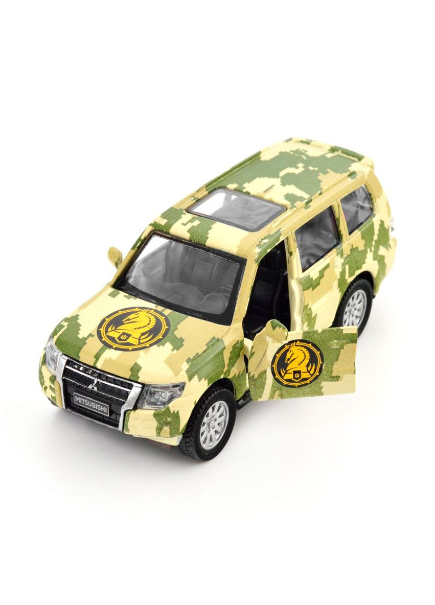 Машинка металлическая из серии "Шевроны Героев" - Mitsubishi Pajero 4WD Turbo - "47 ОМБр" MIC (295273420)