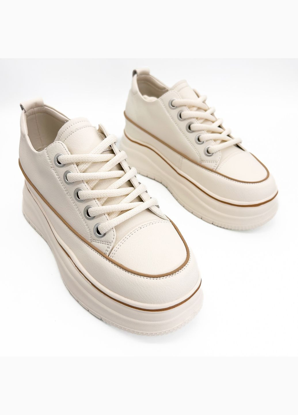 Белые кеды (р) кожа 0-1-1-1613-6 Ribbica