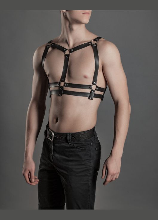 Натуральна шкіра чоловіча портупея для грудей Needle 257 No Brand (296492350)