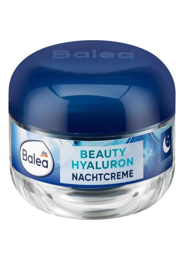 Balea Нічний крем для обличчя проти зморшок Beauty Hyaluron Nachtcreme 50 мл — Крем, Німеччина (363053058)
