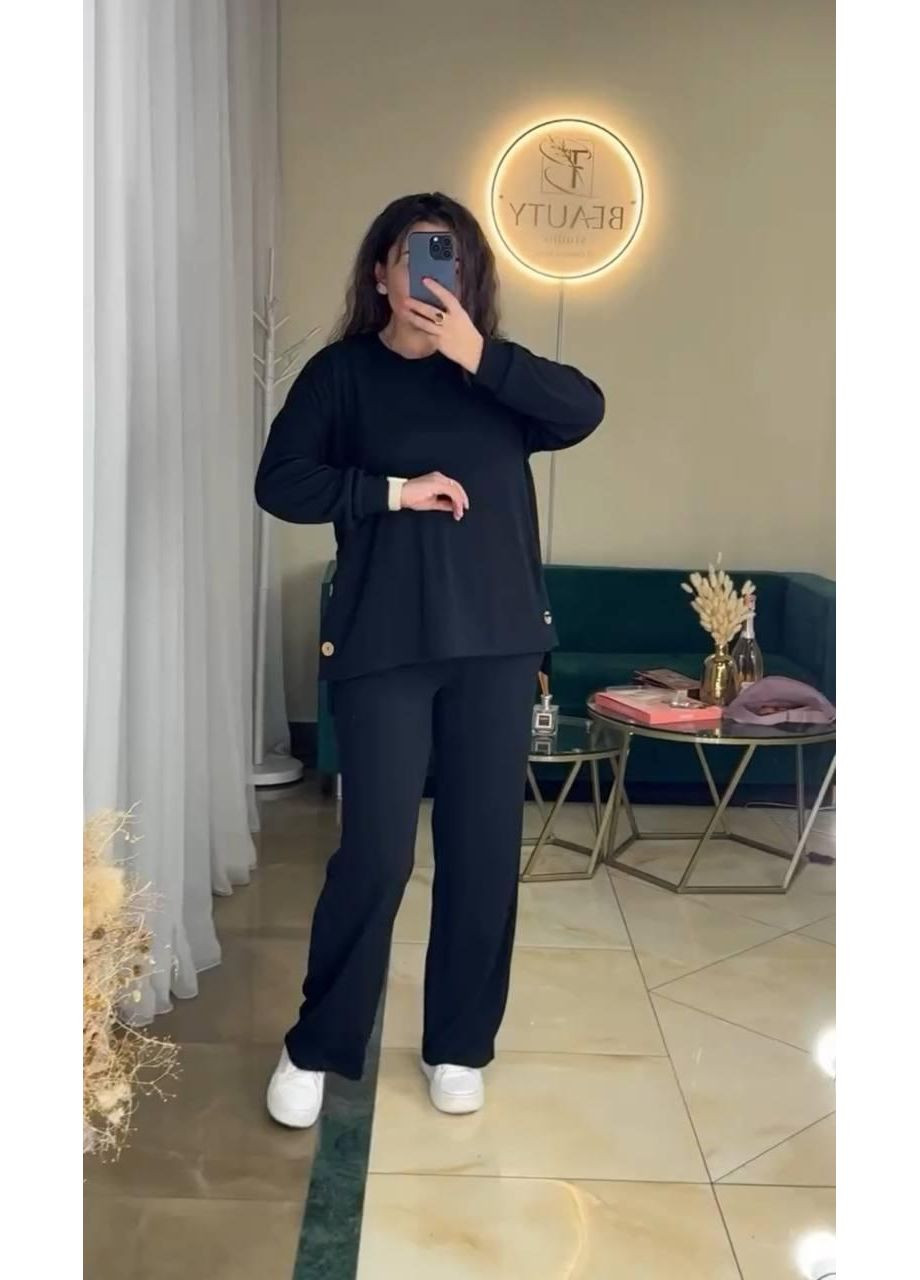 Стильный костюм двойка (кофта + штаны) No Brand (360957275)
