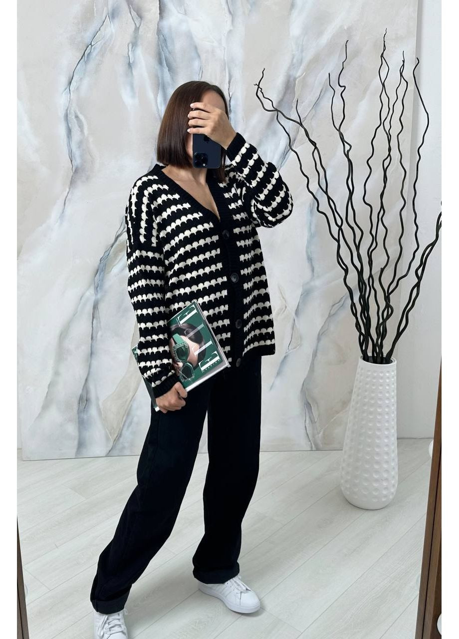 Черный демисезонный кардиган DK/DL Мода без кордонів