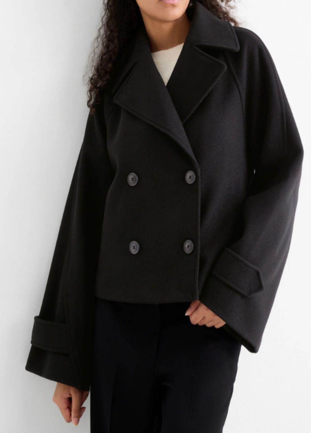 Чорне демісезонне Пальто C&A