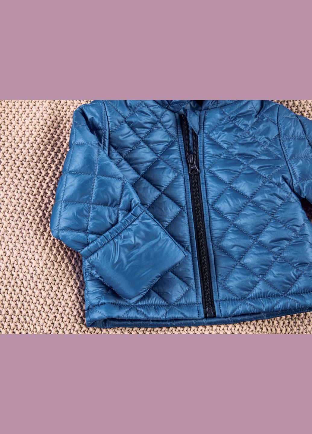 Синя демісезонна куртка демісезонна водовідштовхувальна та вітрозахисна для хлопчика 395683 синій Lupilu