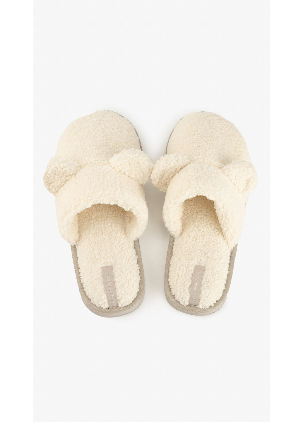 Молочные тапочки женские 6098-6099-6100-10378 молочный shop (4820182037672) Twins