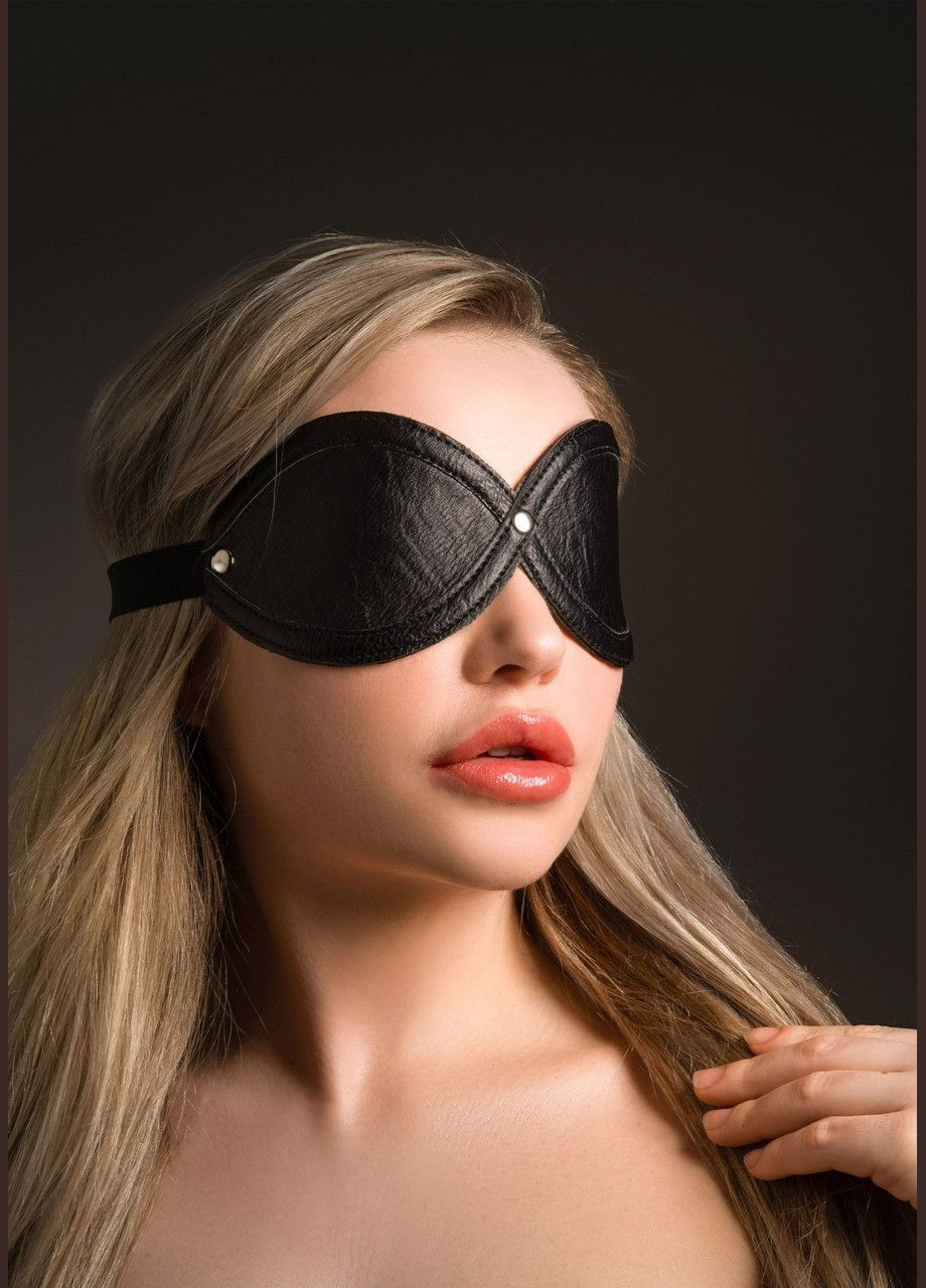 Маска на глаза Taboom, веганская кожа, черная Infinity (303892975)