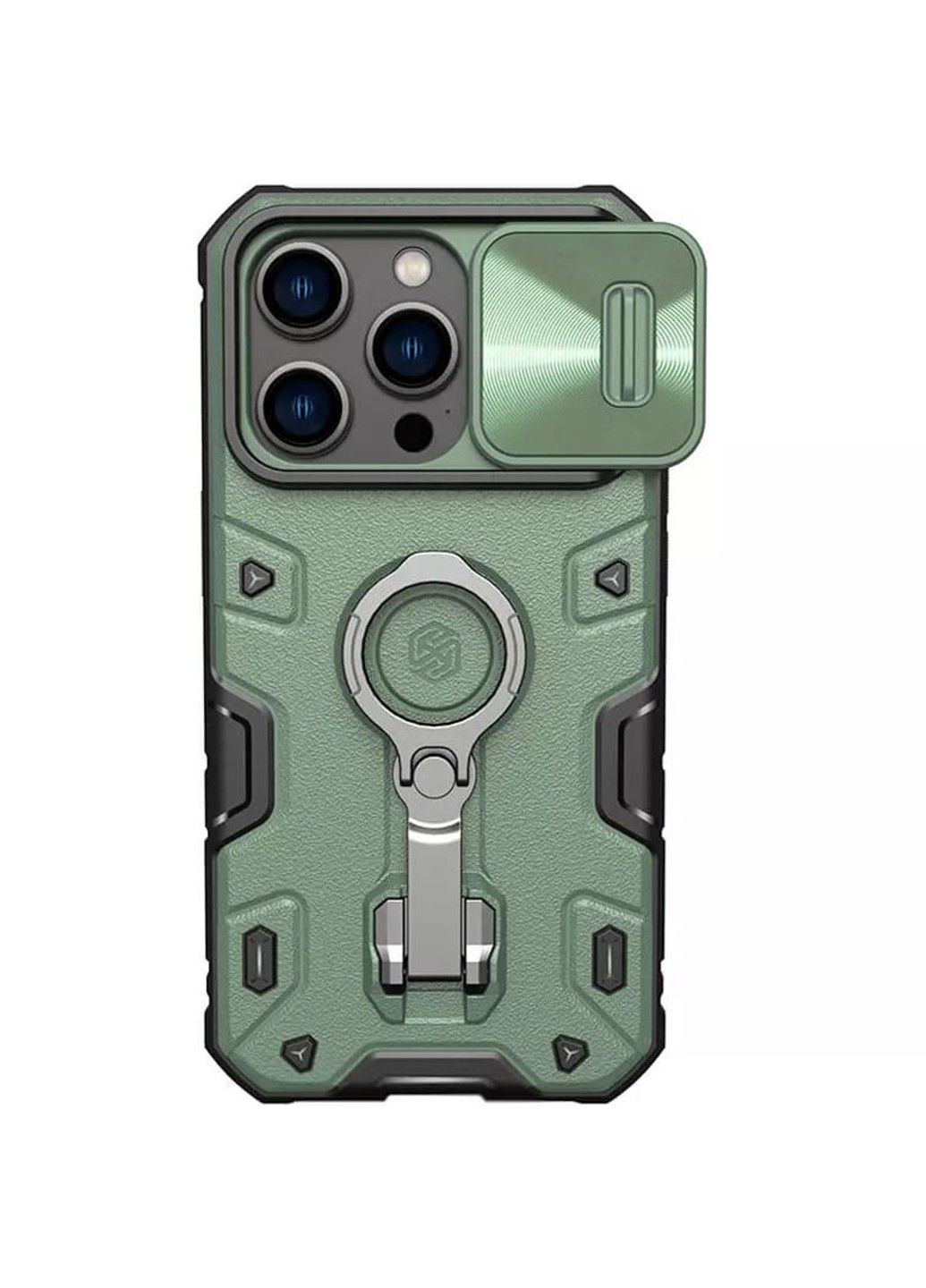TPU+PC чехол CamShield Armor Pro no logo (шторка на камеру) для Apple iPhone 14 Pro (6.1") Nillkin (292004353)