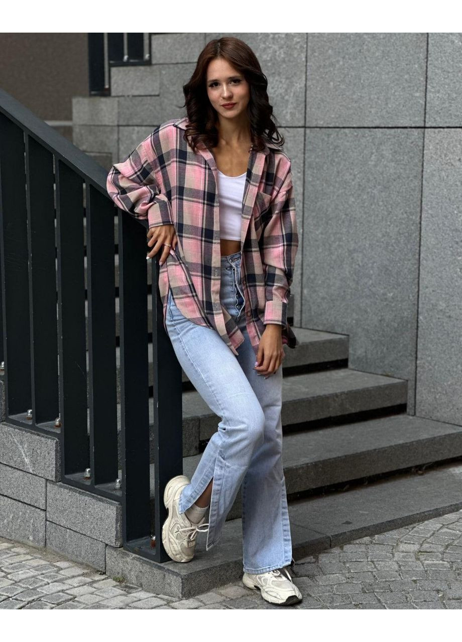 Розовая рубашка Maybel