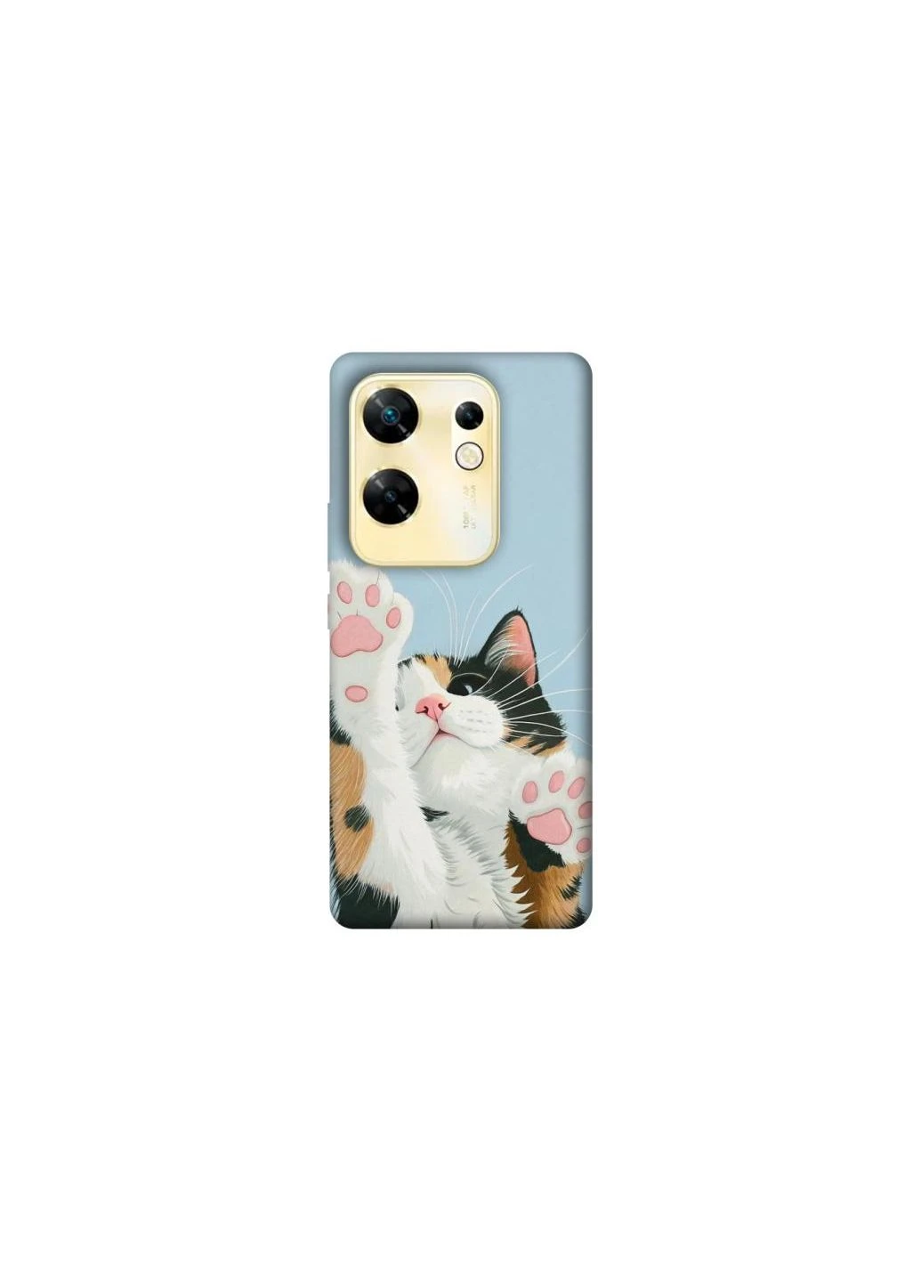 Чехол на Infinix Zero 30 4G Cat paws vs2 Frontalka (351386979)