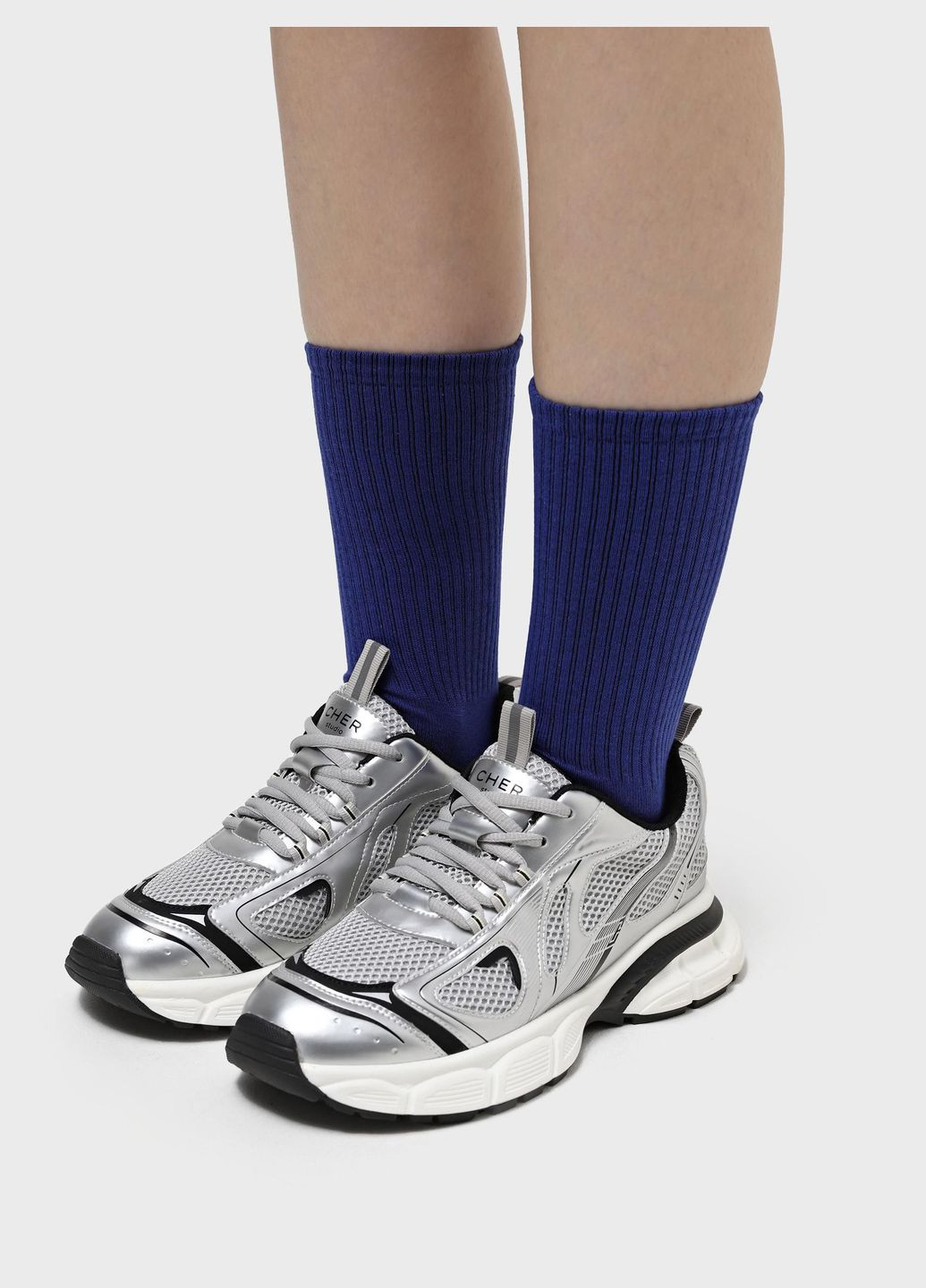 Синие набор носков мини 3шт Ейсік однотонные (301907886)