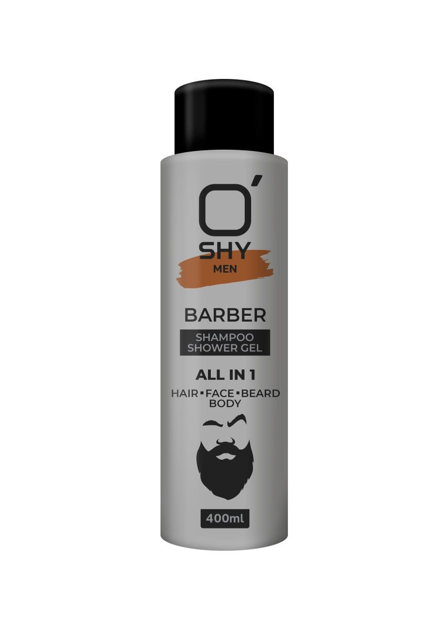 MEN Шампунь – гель для душа ALL IN 1 BARBER, 400мл O'shy (314941434)