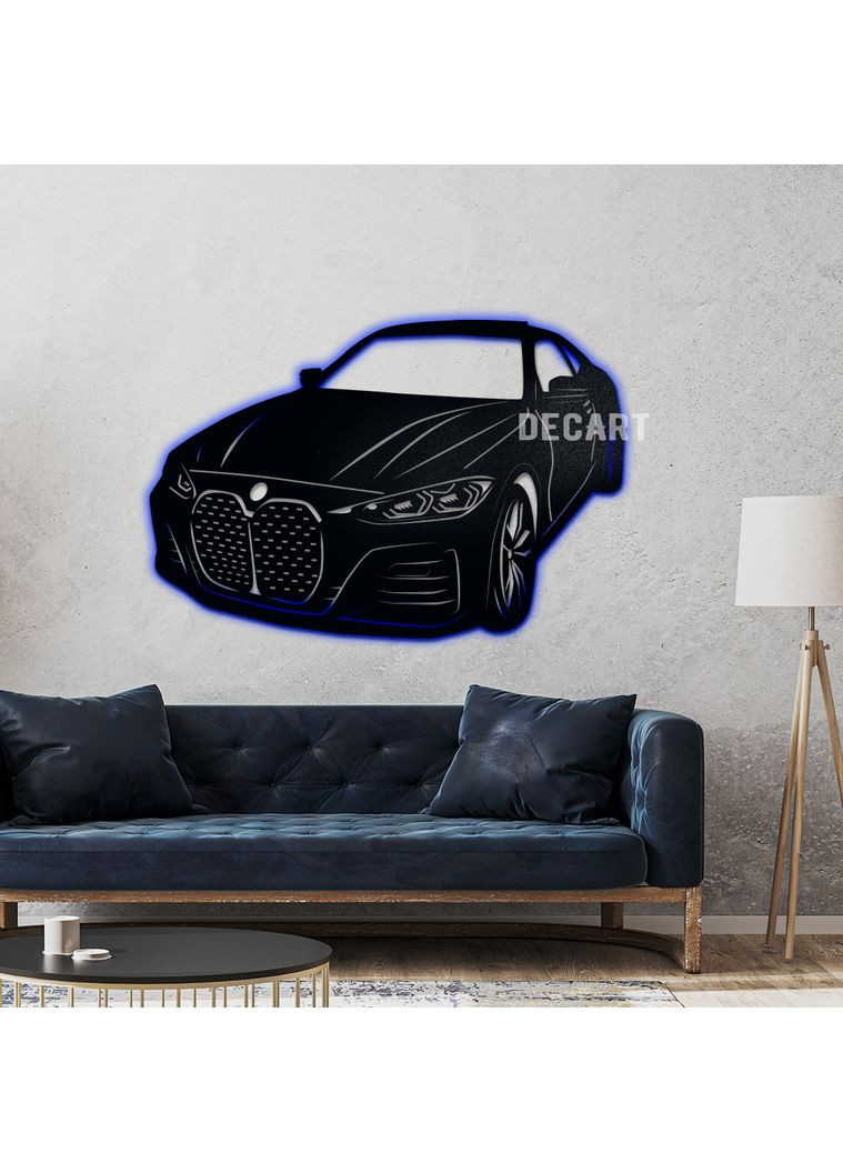 Деревянное панно BMW 4 Series 2022 110х74 см Decart (360609669)