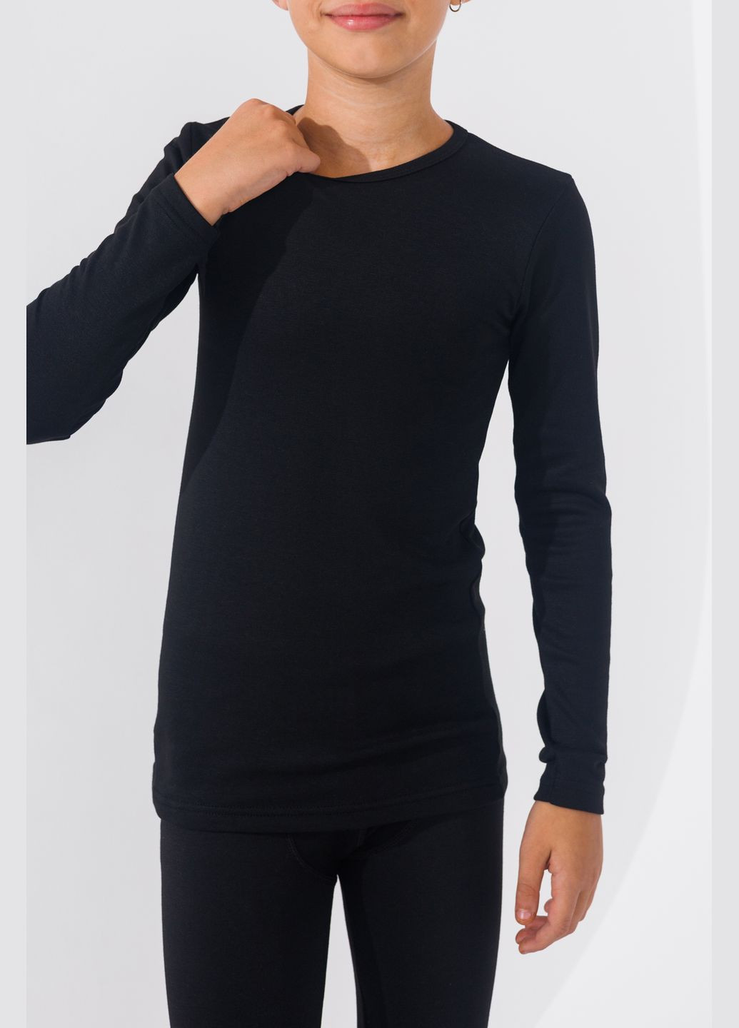 Черный зимний термоджемпер Kota