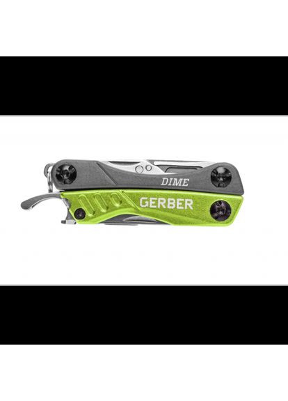 Мультитул Dime Green 11 Інструментів 31-003621 Gerber (342966422)