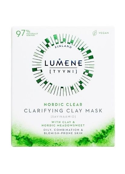Балансувальна глиняна маска Nordic Clear Clarifying Clay Mask 100ml (1207895-132507) Lumene (368665818)