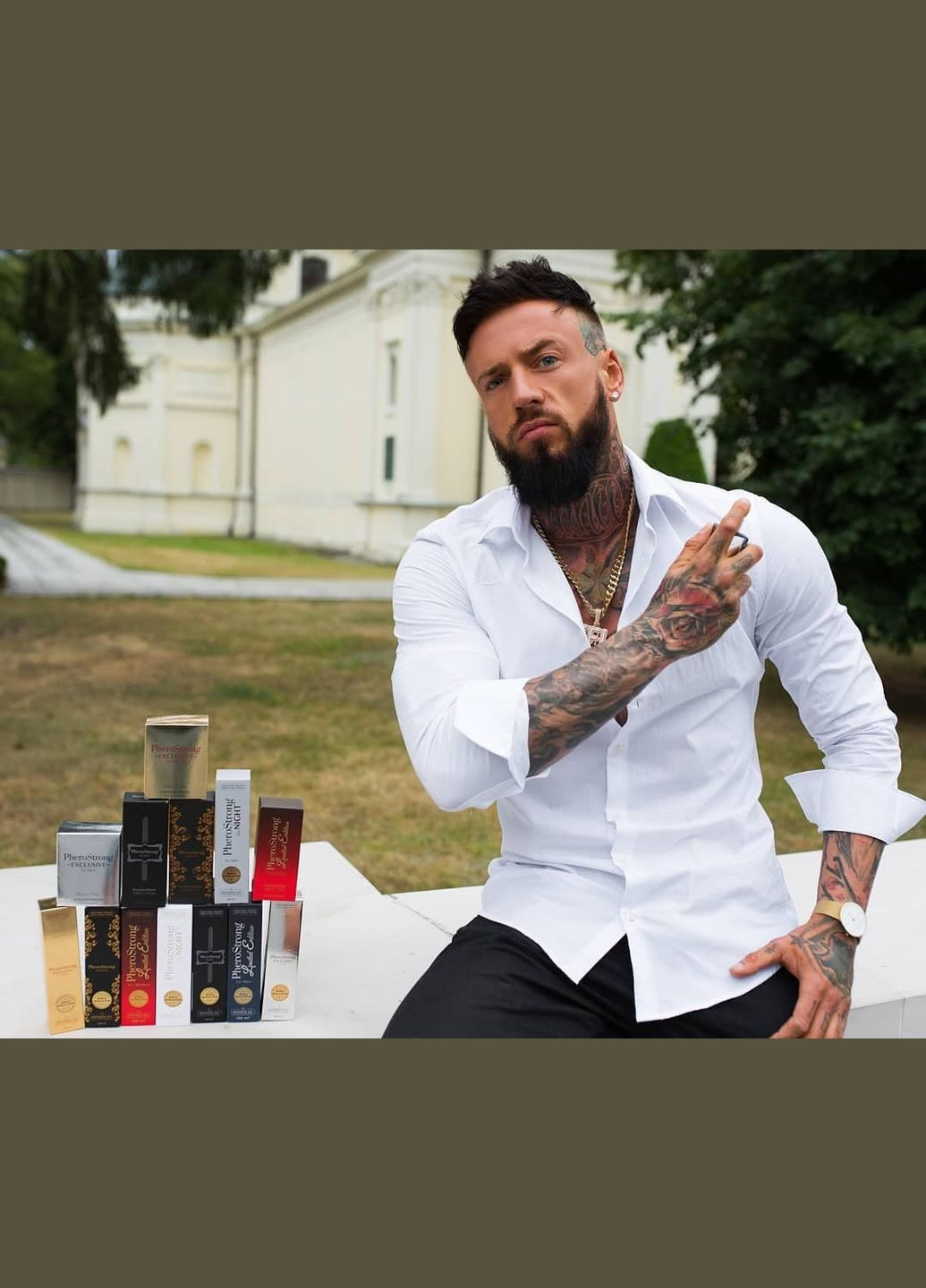 Духи Just with для чоловіків 1 мл PheroStrong (329741771)