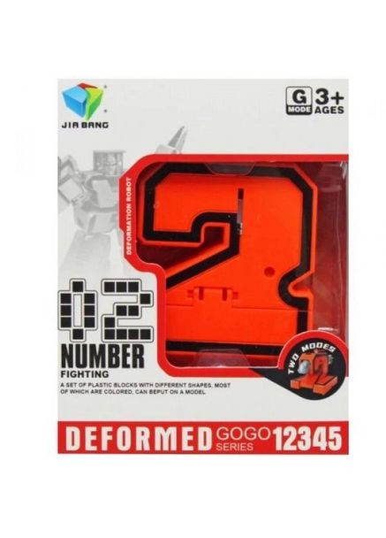 Трансформер-цифра 788-72 Y "Deformed Gogo Series", ціна за 1 штуку, в коробці (6976442211196) Вид 2 No Brand (292848873)