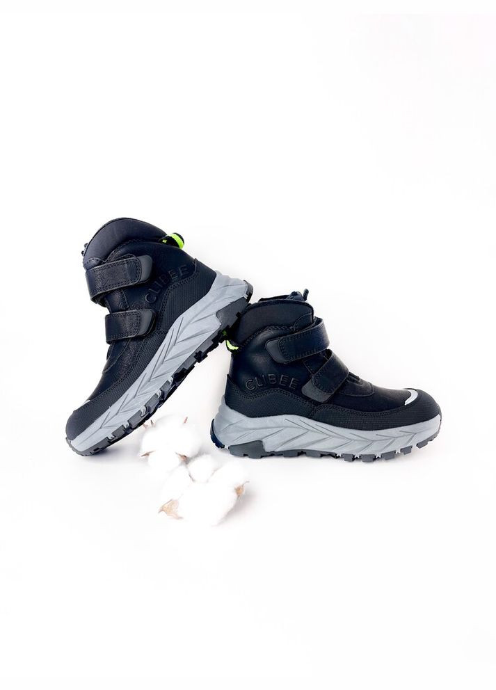 Черные зимние ботинки 32 г 21,5 см черный артикул з100 Clibee