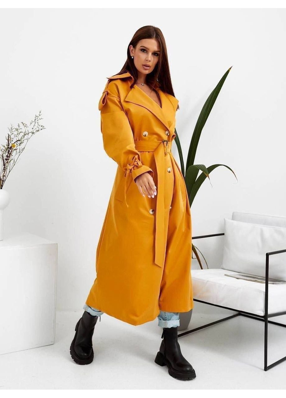 Женский тренч Хит Осени с поясом и пелериной — замеры в описании DK/DL Мода без кордонів на завязках демисезон (361783277)