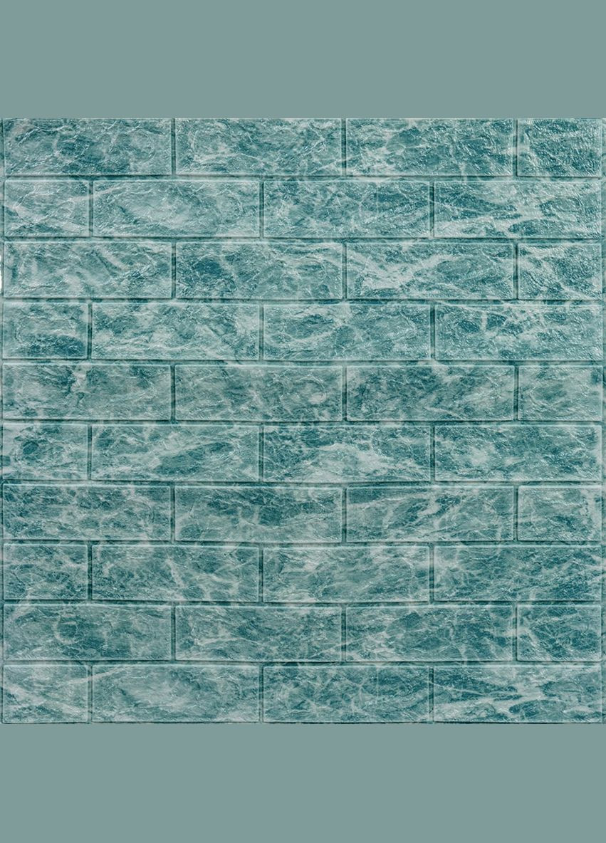 Декоративна 3D панель самоклейка під цеглу DEEP SEA (067) SW-00000170 No Brand (328578537)