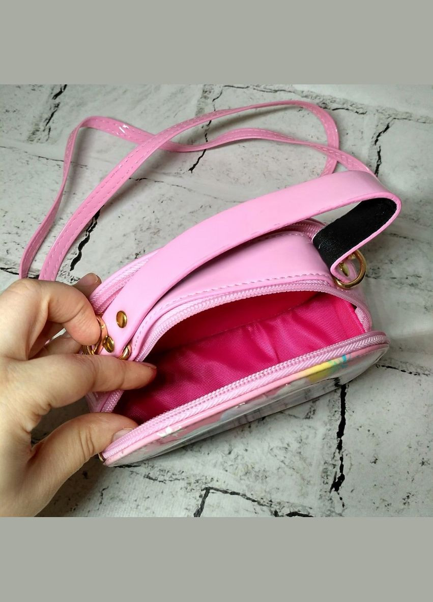 Сумочка дитяча лакова Сова рожева No Brand (327368180)