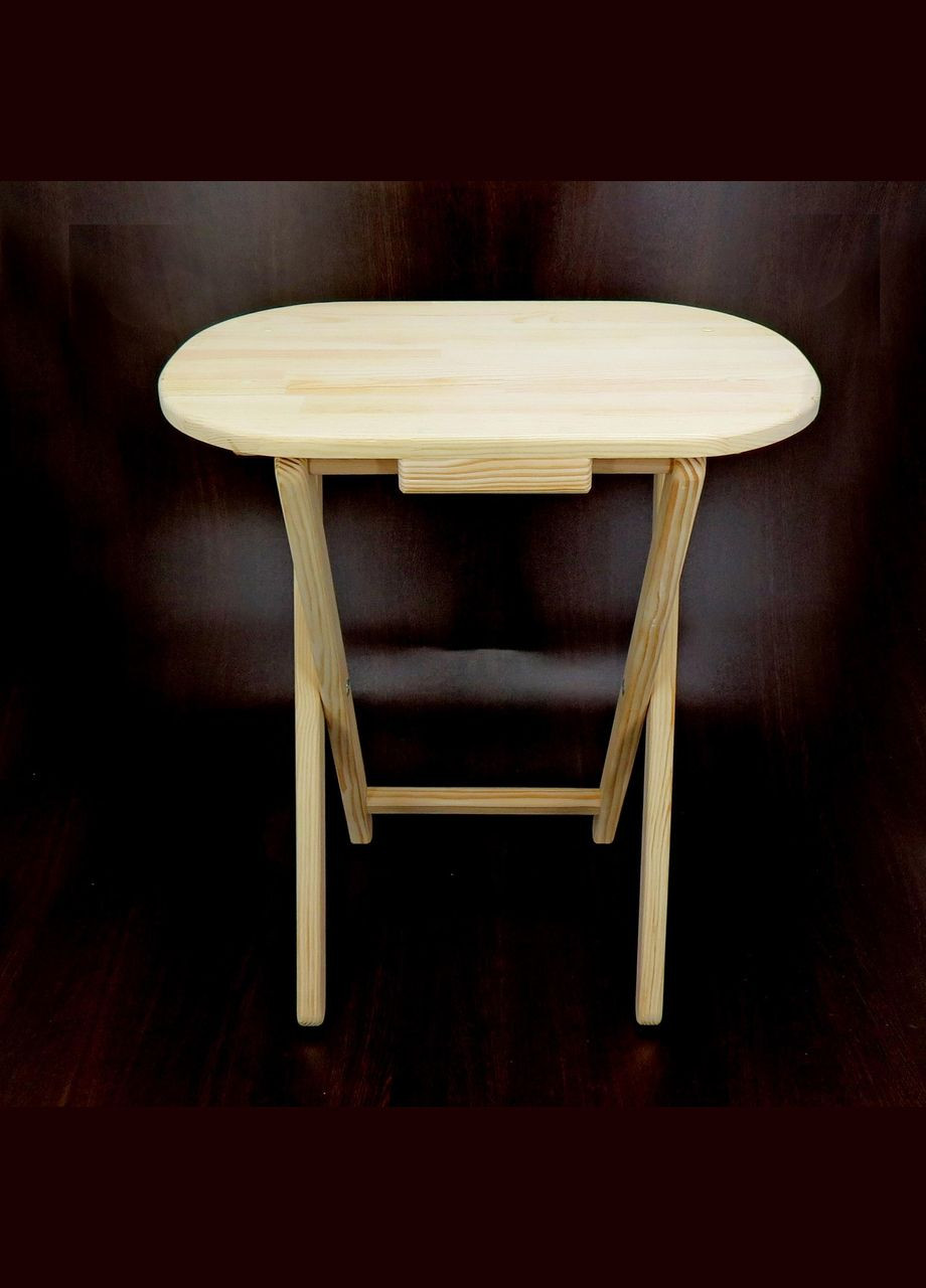 Столик розкладний з дерева Денмарк бланже (СУН-001301) No Brand (328960505)