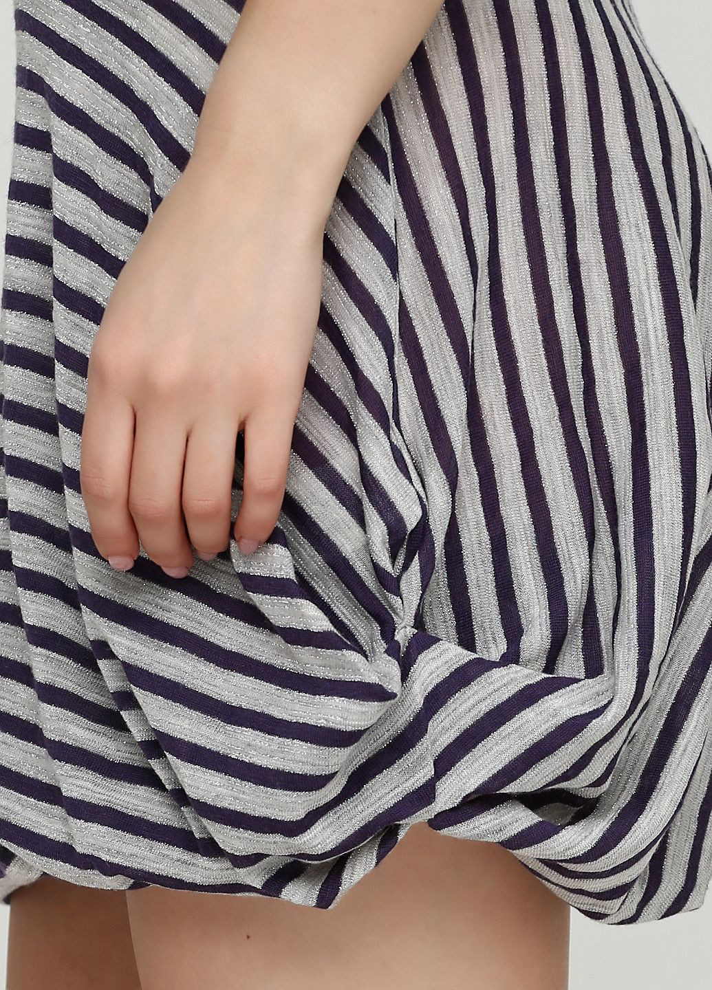 Серое повседневный платье серо-фиолетовый Killah