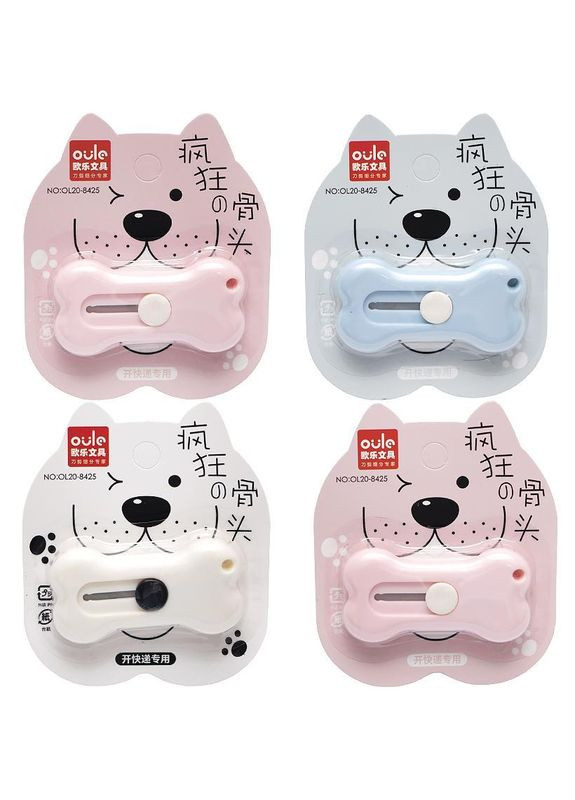 Міні-ніж канцелярський «Косточка» 6,5 см, лезо 4 мм No Brand (356509736)