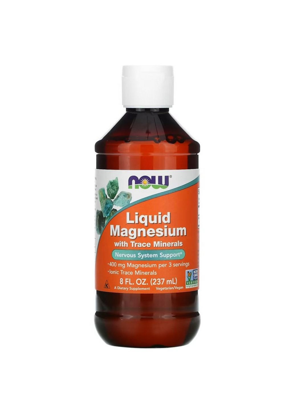 Витамины и минералы Magnesium Liquid, 237 мл Now (293417588)