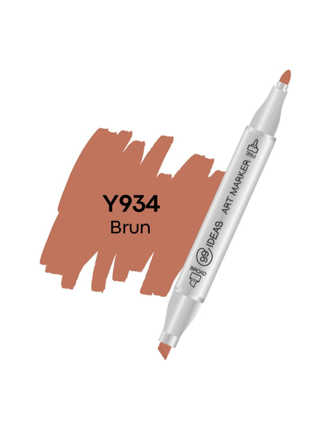 Маркер двосторонній Brun, Y934, 99IDEAS (329144050)