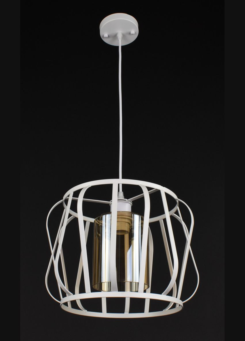 Люстра подвесная LOFT на 1 лампочку 27985 Белый 30-110х32х32 см. Sunnysky (364498935)