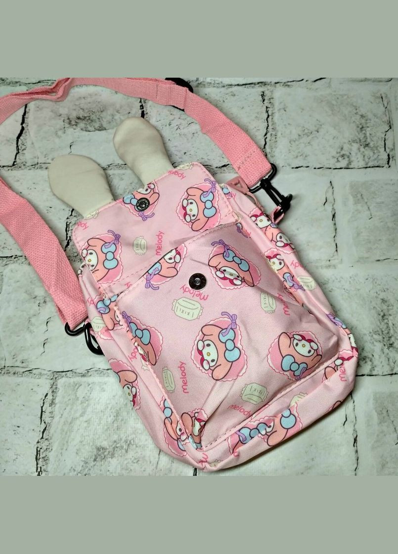 Сумочка детская для девочки кросс-боди с ремешком Мелоди 20х16х6 см Розовая No Brand (339092411)