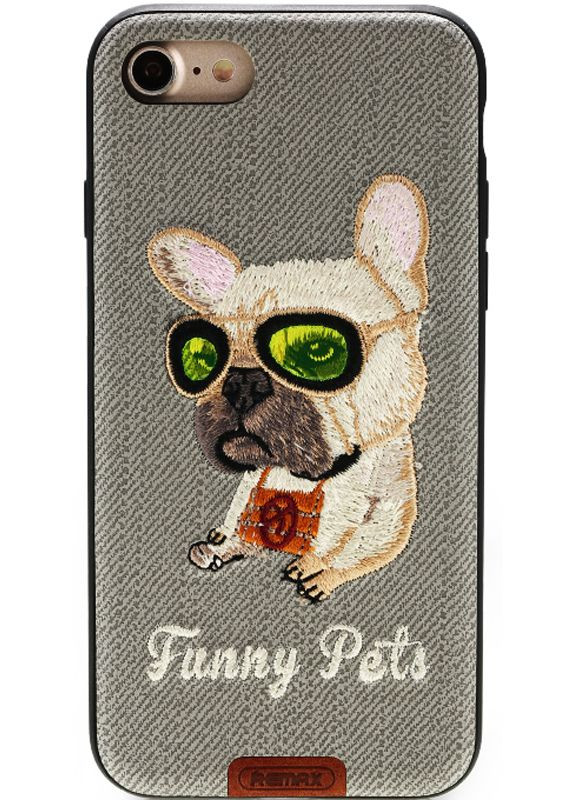 Чехолнакладка Funny Pets Series Apple iPhone 7 Grey Remax (301780212)