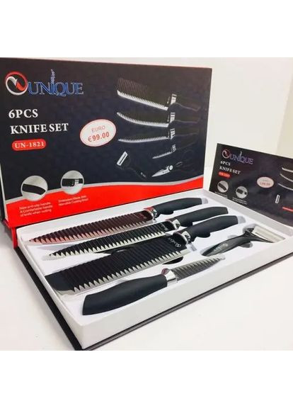 Набор кухонных ножей UNIQUE UN-1821 Digital (363834338)