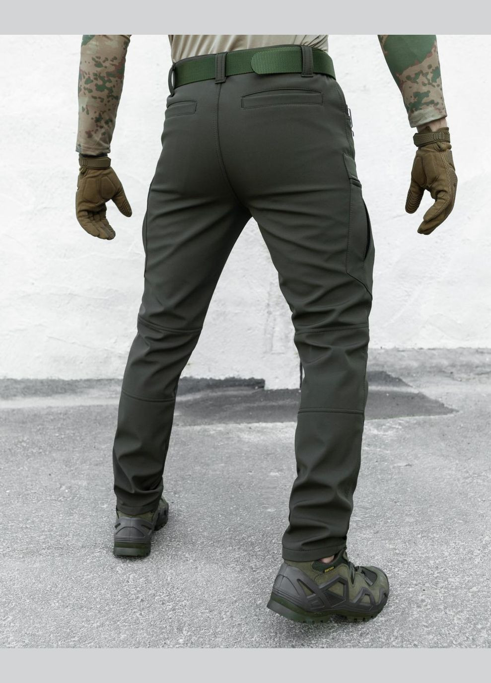 Зимові брюки карго тактичні oftshell Ешелон хакі BEZET (291437945)