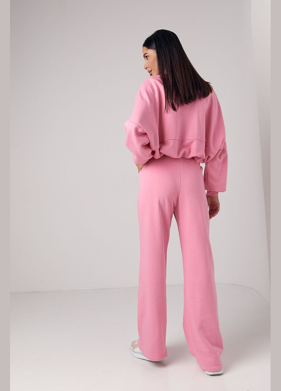 Спортивний костюм з прямими штанами та кофтою на блискавці Lurex (300073349)