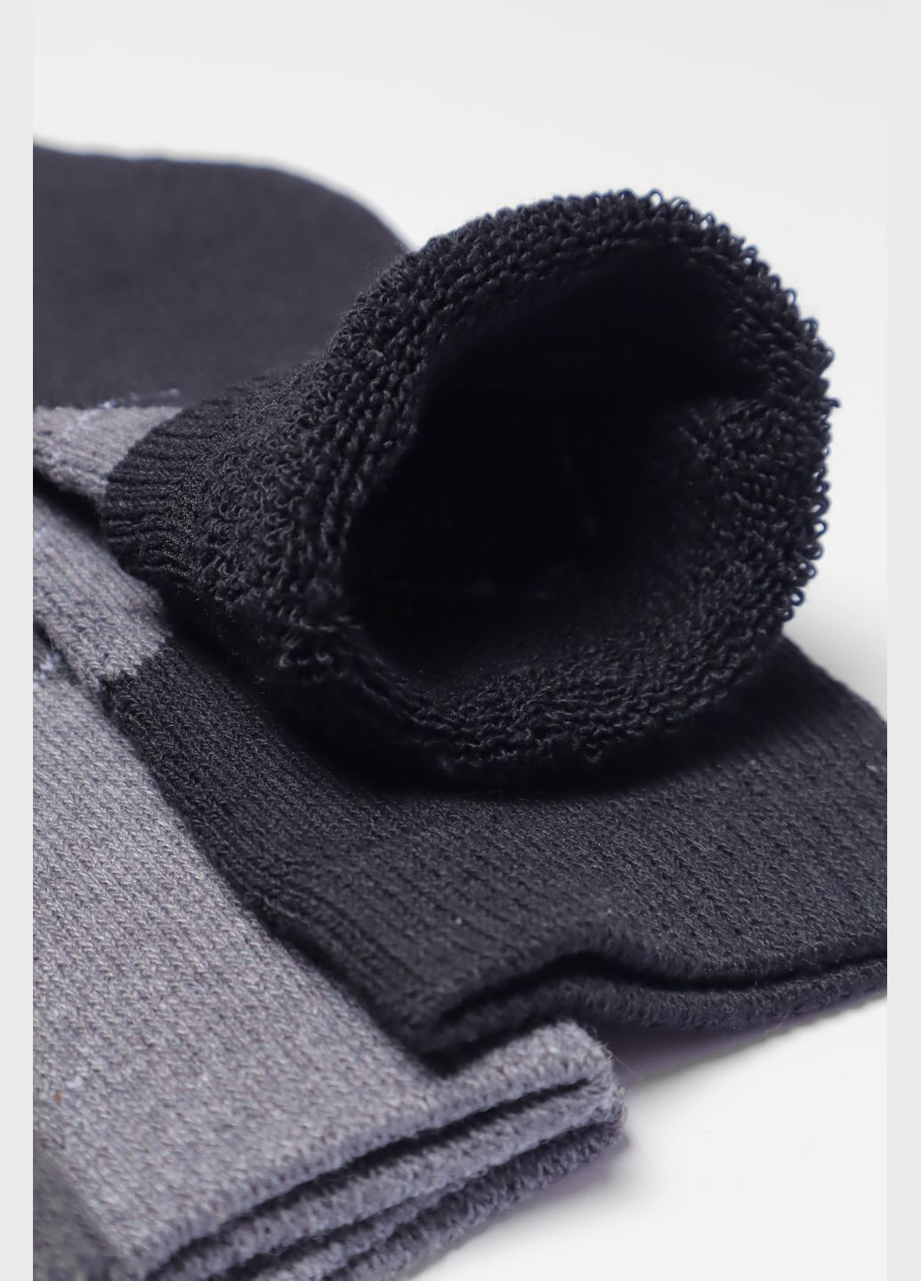 Комбинированные набор носков мужских махровых 3 штуки Let's Shop однотонные (305054210)