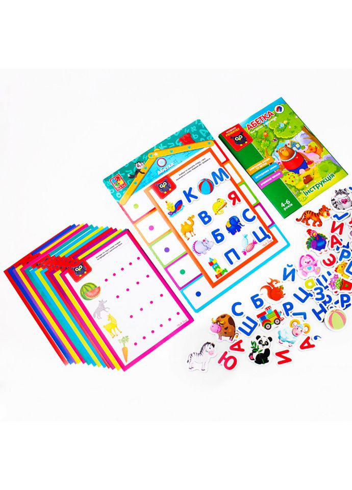 Детская настольная игра "Азбука с магнитной доской" VT5412-01 буквы на магнитах Vladi toys (365640942)