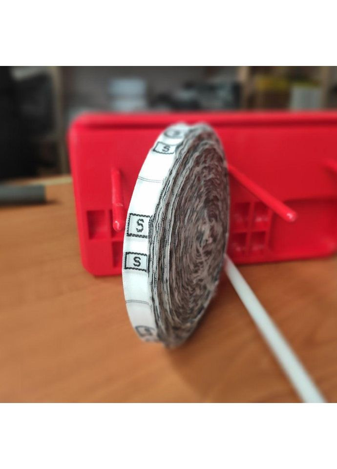 Размерник тканевой (жаккард) S 960шт. Белый Plus-plus (354793643)