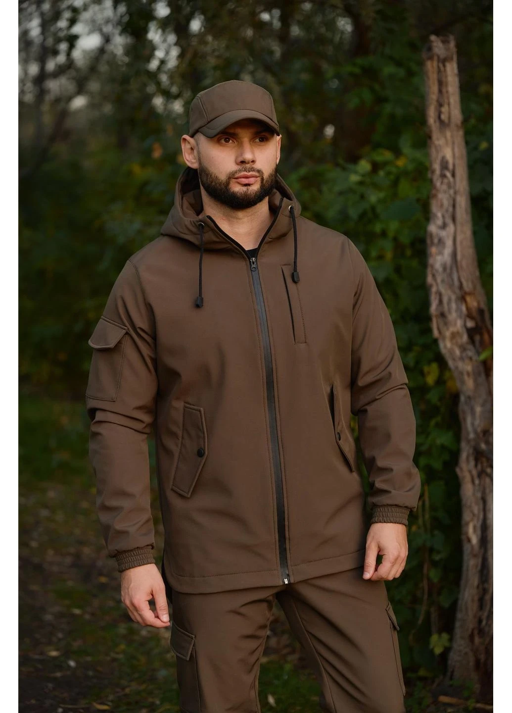 Костюм мужской soft shell Intruder хаки Всегда в наличии ✅ - (395669357)