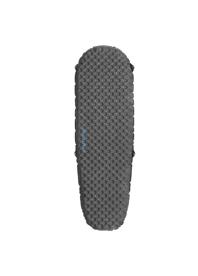 Матрац туристичний надувний одномісний CNH22DZ018, надлегкий, 183х58х7 см, сірий, для туризму із мішком для надування Naturehike (353505576)