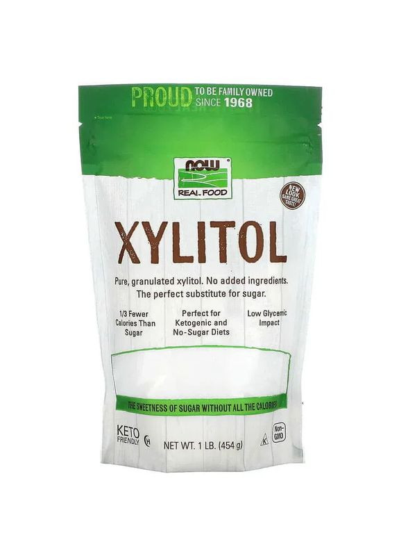 Ксилітол цукрозамінник (Xylitol) 454 г Now Foods (361115009)