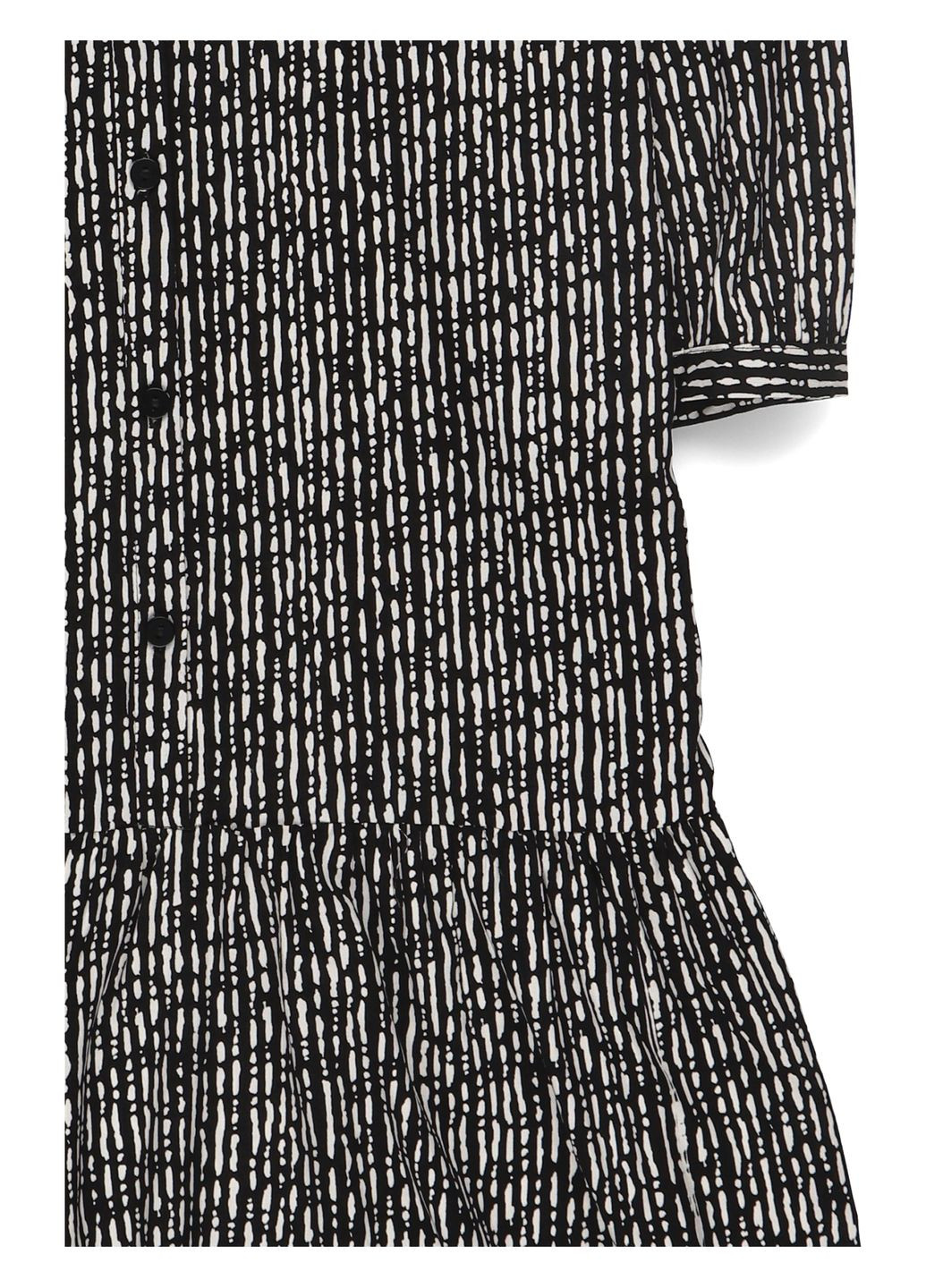 Черно-белое кэжуал платье Primark однотонное